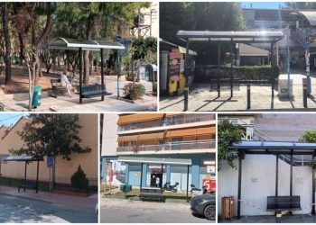 Νέα στέγαστρα σε στάσεις λεωφορείων στη Νέα Ιωνία