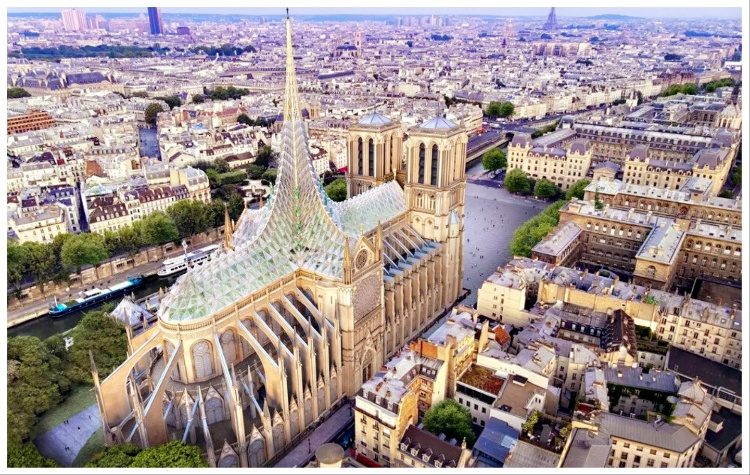 Σωσίβιο στον Μακρόν η Παναγία των Παρισίων 