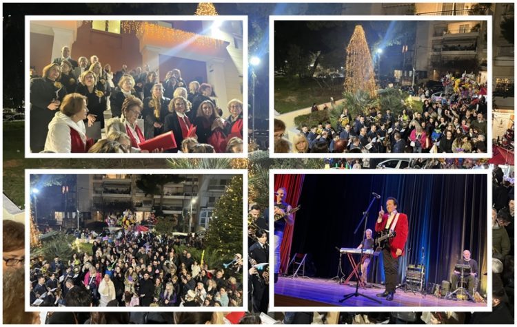 Άναψε το δέντρο στην Πεύκη σε μια βραδιά γεμάτη μουσική και χαρά