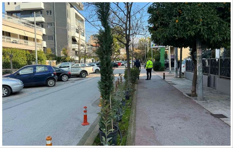 Πρασίνισε ο ποδηλατόδρομος στην Εθνικής Αντιστάσεως  