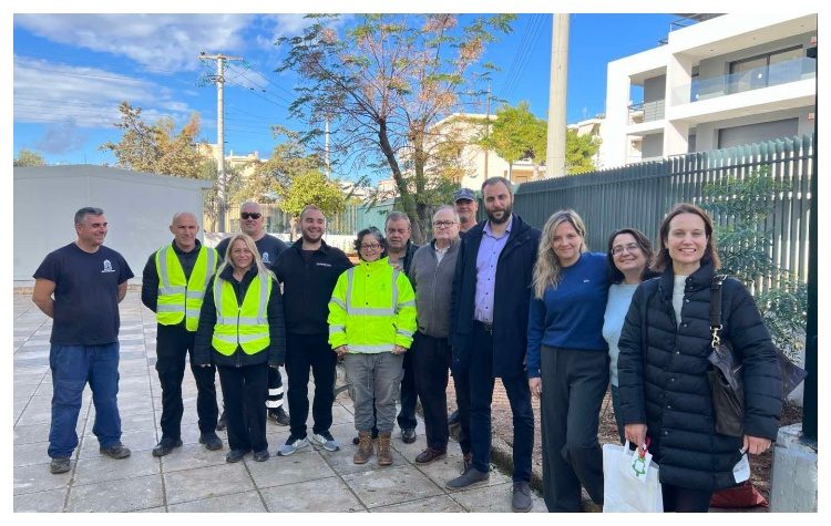 Πρασίνισε το προαύλιο στο 1ο Γυμνάσιο Βριλησσίων