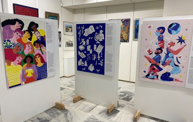 Εικονογραφημένοι… στόχοι βιώσιμης ανάπτυξης στο Δημαρχείο Χολαργού