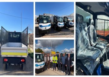 Παραλαβή Νέων Ηλεκτροκίνητων Οχημάτων για την καθαριότητα