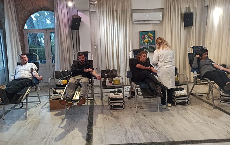 Εθελοντική αιμοδοσία: Δυναμική η συμμετοχή στη δράση των εργαζομένων του Δήμου