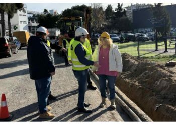  Αυτοψία δημάρχου στο έργο της υπογειοποίησης καλωδίων του ΔΕΔΔΗΕ