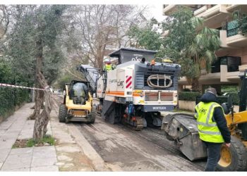 Ανακατασκευή οδοστρωμάτων στις περιοχές Αγίου Νικολάου, Αναβρύτων και Νέου Τέρματος Αμαρουσίου