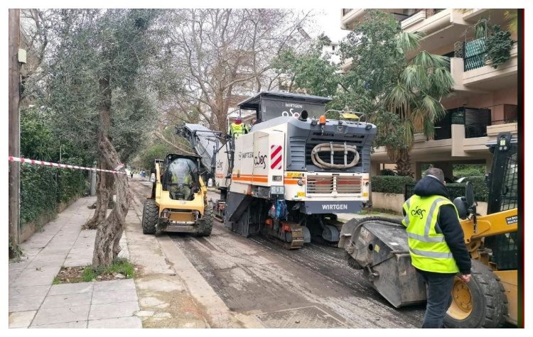 Ανακατασκευή οδοστρωμάτων στις περιοχές Αγίου Νικολάου, Αναβρύτων και Νέου Τέρματος Αμαρουσίου