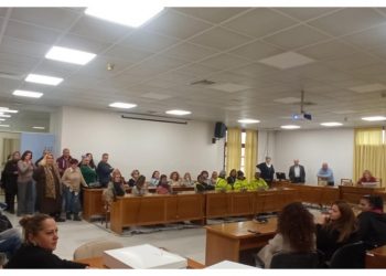 Πραγματοποιήθηκε η κοπή της πίτας των εργαζομένων του Δήμου