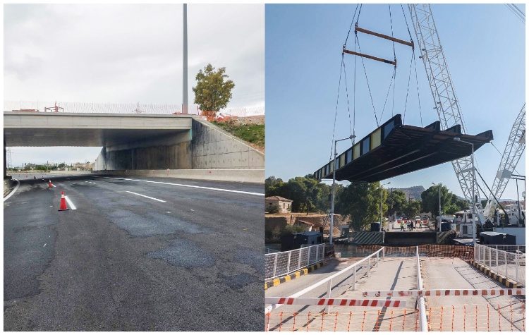 Σε κυκλοφορία τα οδικά έργα αποκατάστασης στην περιοχή του Ισθμού από τον Όμιλο AKTOR