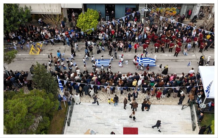 Το Μαρούσι γιόρτασε με λαμπρότητα την 25η Μαρτίου και τίμησε τους ήρωες του 1821