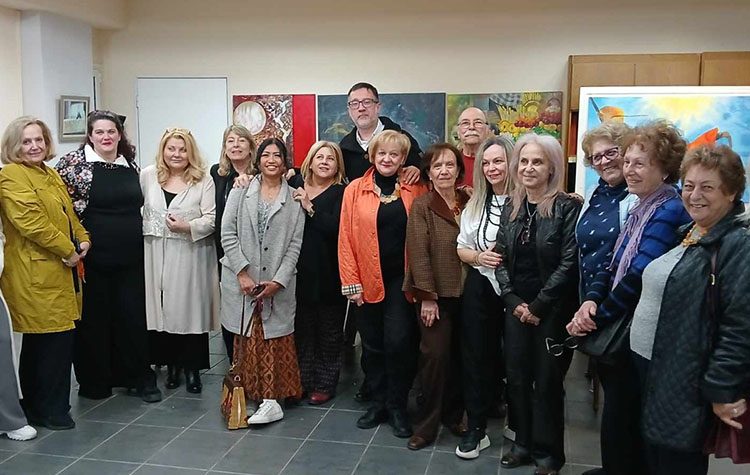 Ομαδική έκθεση ζωγραφικής & ψηφιδωτού: Περισσότεροι από 300 επισκέπτες στο Πολιτιστικό Άνοιξης