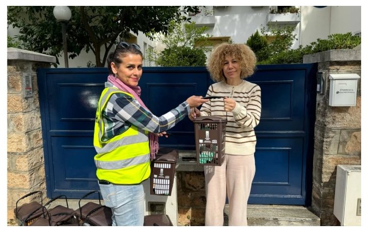 Ενημερωτική δράση για τον καφέ κάδο σε νοικοκυριά και επιχειρήσεις των Βριλησσίων