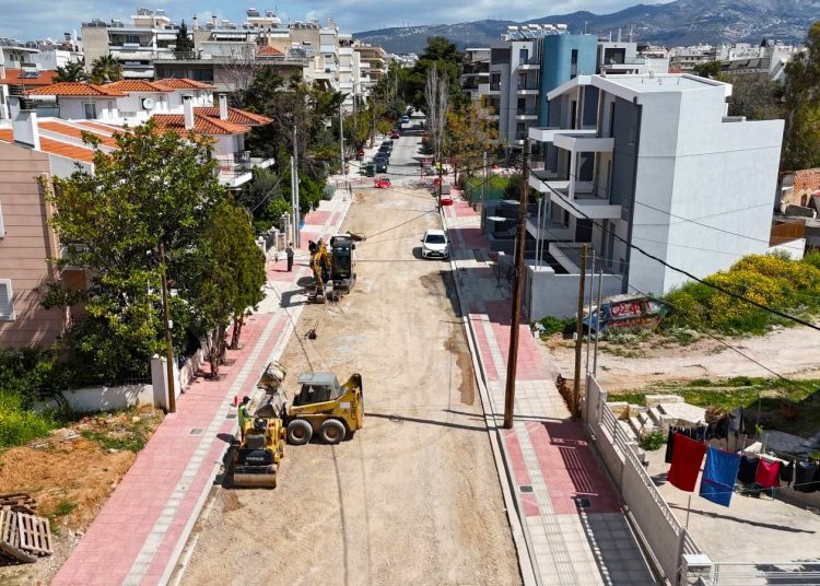 Σε εξέλιξη η διάνοιξη και ανάπλαση της οδού Κέκροπος στο Σωρό