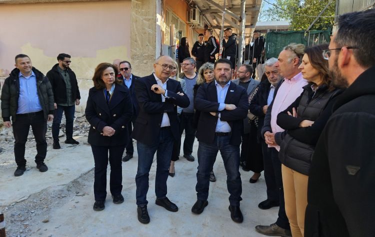 Επίσκεψη - αυτοψία του Νίκου Χαρδαλιά σε έργα στο Ηράκλειο που χρηματοδότει η Περιφέρεια