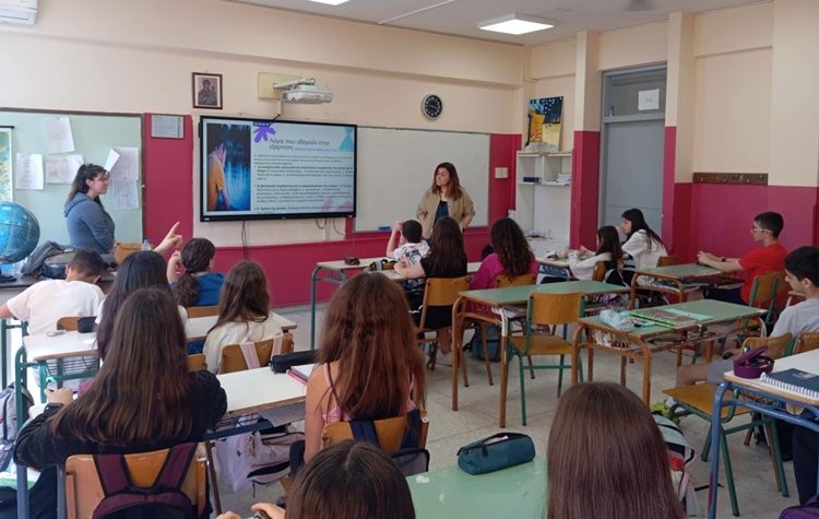 Δράση ευαισθητοποίησης για τις εξαρτήσεις στο 2ο Γυμνάσιο Μεταμόρφωσης.