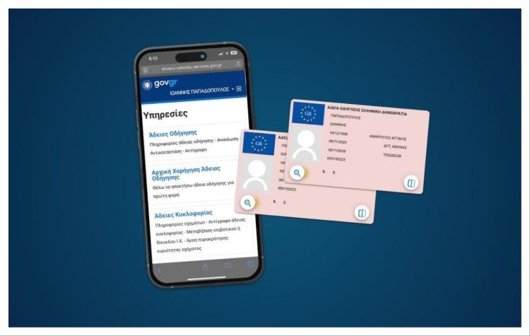 Μέσω του gov.gr η διαδικασία για αρχική χορήγηση άδειας οδήγησης ΙΧ