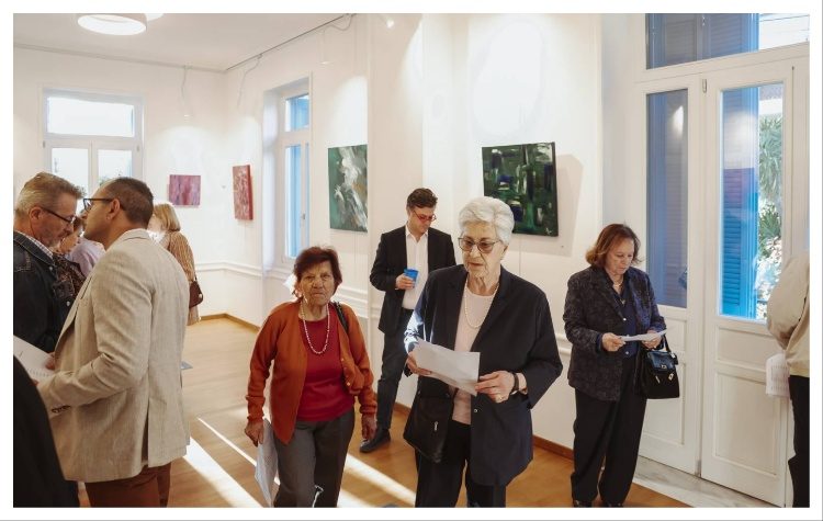 Εγκαινιάστηκε στο Μαρούσι η 1η ατομική έκθεση ζωγραφικής του Ν. Τυρογιάννη