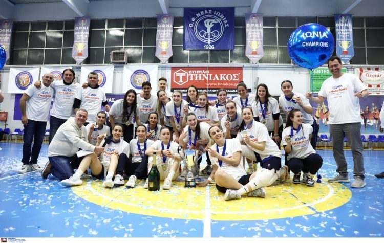 Α2 Γυναικών: Στα»σαλόνια» της Α1 η Νέα Ιωνία, κατακτώντας αήττητη την άνοδο