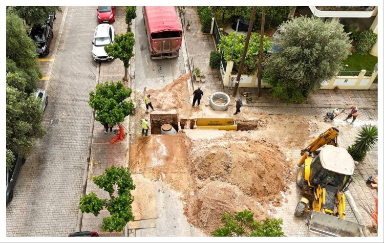 Δήμος Αμαρουσίου: «Βελτίωση και επέκταση αντιπλημμυρικών στον Άγιο Θωμά»