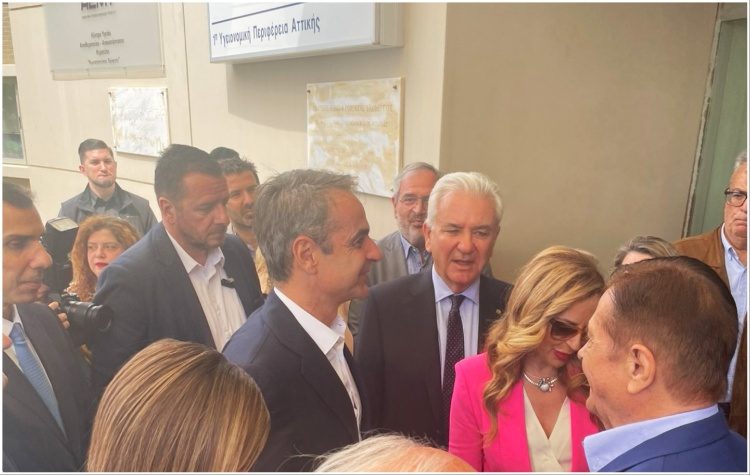 Στο πρότυπο Κέντρο Υγείας «Κ. Πρίφτης» ο Πρωθυπουργός Κυριάκος Μητσοτάκης