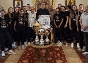 Οι πρωταθλήτριες Ελλάδος του Ο.Φ.Ν Ιωνίας στον Μητροπολίτη Γαβριήλ
