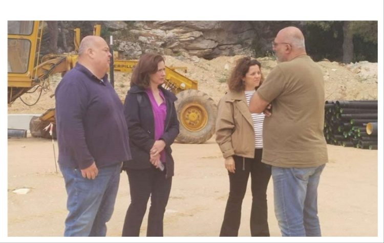 Αυτοψία της αντιπεριφερειάρχη Λ. Κεφαλογιάννη στις εργασίες στο πάρκο «Θάλωσσι» στη Νέα Πεντέλη