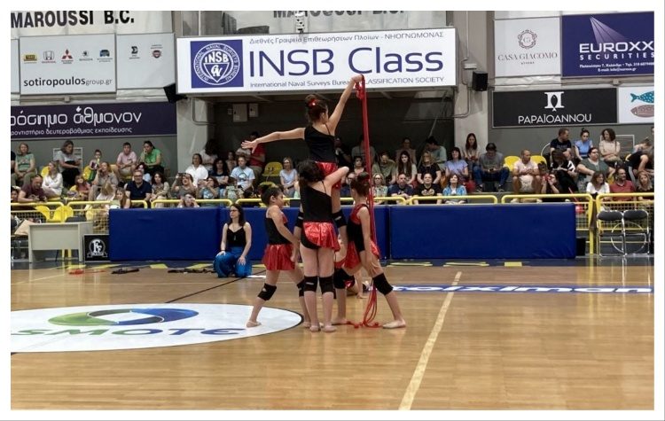 Εντυπωσιακή επίδειξη των παιδικών τμημάτων Ρυθμικής και Ελεύθερης Γυμναστικής Δήμου Αμαρουσίου