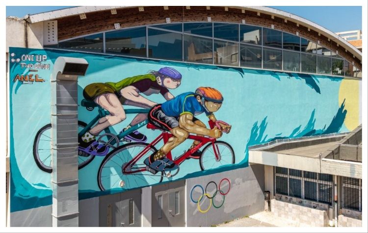 Εντυπωσιακά γκράφιτι με μηνύματα και συμβολισμούς σε σχολεία του Δήμου Αμαρουσίου