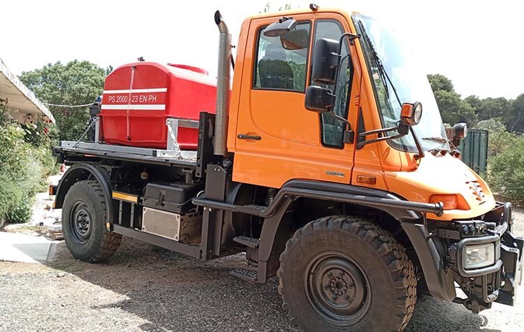 Νέο πυροσβεστικό σύστημα στο Unimog του Δήμου