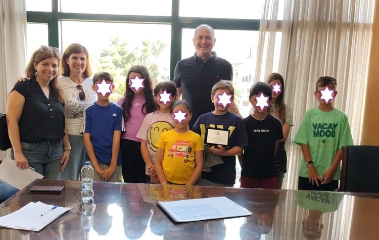 Συνάντηση Στρ. Σαραούδα με μαθητές και εκπαιδευτικούς από το 7ο Δημοτικό Σχολείο