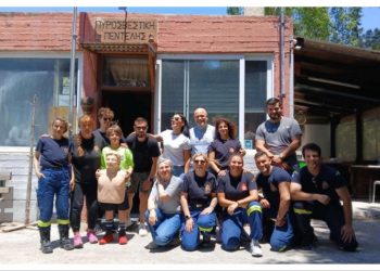 Εκπαίδευση πρώτων βοηθειών στο Εθελοντικό Πυροσβεστικό Κλιμάκιο Πεντέλης