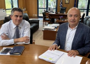 Συνάντηση του Νίκου Μπάμπαλου στο Υπουργείο Υποδομών και Μεταφορών