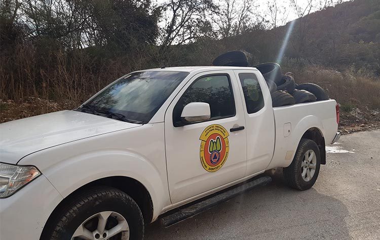 «SOS» από τους Εθελοντές Πολιτικής Προστασίας Διονύσου