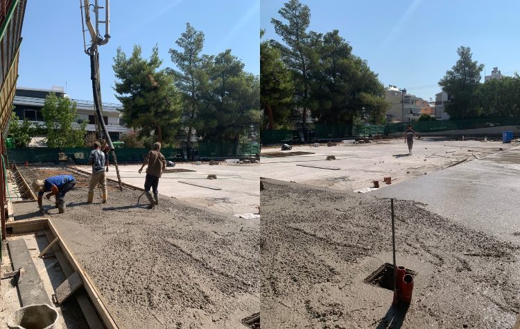 Σε εξέλιξη οι εργασίες στο νέο Κλειστό Γυμναστήριο στη Λυκόβρυση