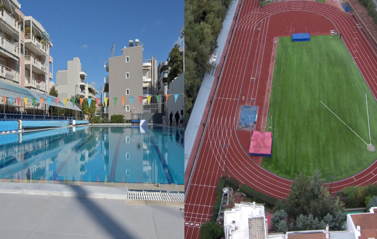 Λειτουργία Αθλητικών Εγκαταστάσεων Φιλοθέης - Ψυχικού κατά τον μήνα Αύγουστο