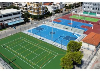 Ανοιχτά για το κοινό τα γήπεδα μπάσκετ της οδού Ολύμπου