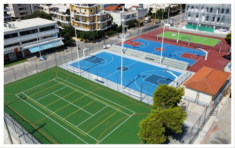 Ανοιχτά για το κοινό τα γήπεδα μπάσκετ της οδού Ολύμπου