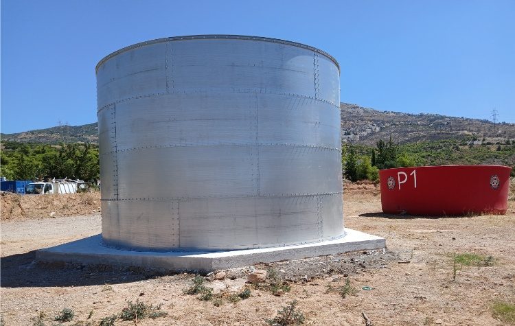Ενίσχυση της πυροπροστασίας με νέα υδατοδεξαμενή έξω από το Κοιμητήριο Μελισσίων
