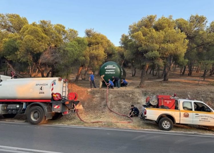 Άνω Βριλήσσια: Εννέα οι υδατοδεξαμενές  περιμετρικά του δάσους Αγ. Θεοκλήτου