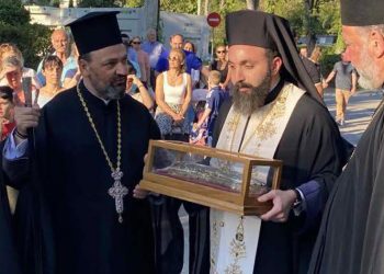 Την Πολιούχο της Αγία Μαρίνα τίμησε η Εκάλη - Υποδοχή της Τιμίας Χειρός Αγίου Νεκταρίου