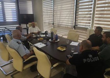 Συνάντηση Νίκου Μπάμπαλου - ΕΛ.ΑΣ. για θέματα ασφάλειας στην πόλη
