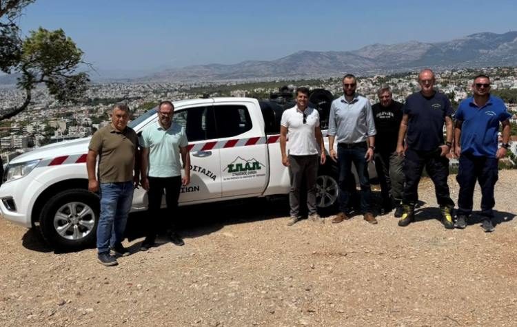 Όχημα Πολιτικής Προστασίας παρέδωσε ο ΣΠΑΠ στον Δήμο Βριλησσίων