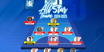 Αραμπατζής και Παναγιώτου στην All Star Team Handball Premier 2024-2025