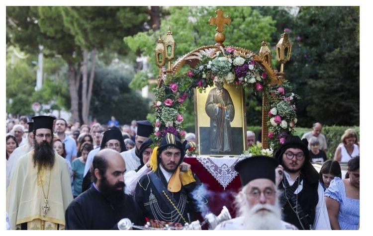 Στον εορτασμό του Κοσμά του Αιτωλού η διοίκηση του Δήμου Αμαρουσίου