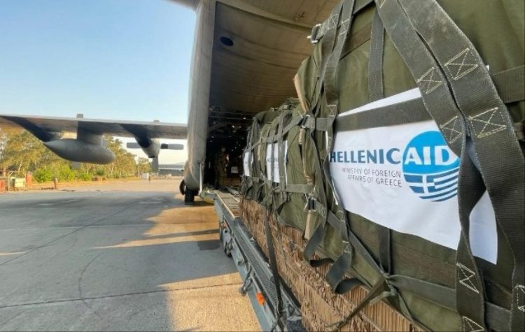 Η Ελλάδα έστειλε ανθρωπιστική βοήθεια στη Γάζα