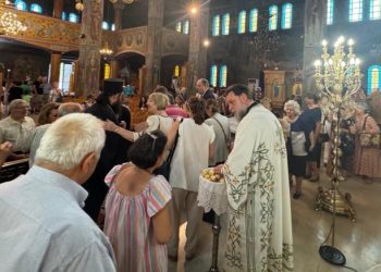 Ο εορτασμός της Μεταμορφώσεως του Σωτήρος στη Ν. Ιωνία