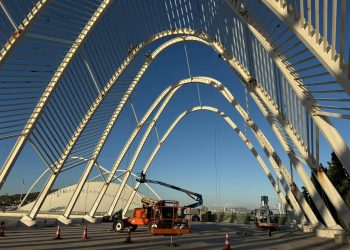 ΟΑΚΑ: «Eργασίες στις κατασκευές Καλατράβα, ανακαίνιση των pavillions»