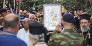 Στο Μαρούσι η Ιερή Εικόνα της Παναγίας της Οδηγήτριας από το Άγιο Όρος