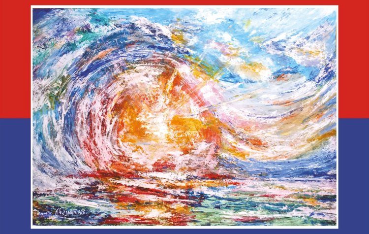 «Πινελιές» του Γιώργου Γαλμερίνα στη Δημοτική Πινακοθήκη