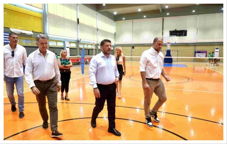 Νίκος Χαρδαλιάς: Αναβαθμίζουμε τις εγκαταστάσεις του κλειστού γυμναστηρίου του Μετς